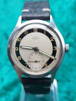 vintage seltene PERFECTA Handaufzug jumbo Dress Watch Herren