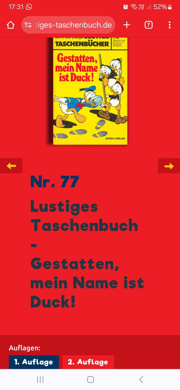 Comics: LTB Nr.77 / Gestatten, mein Name ist Duck! – Gebraucht aus Walenstadt von emynmuil1 1