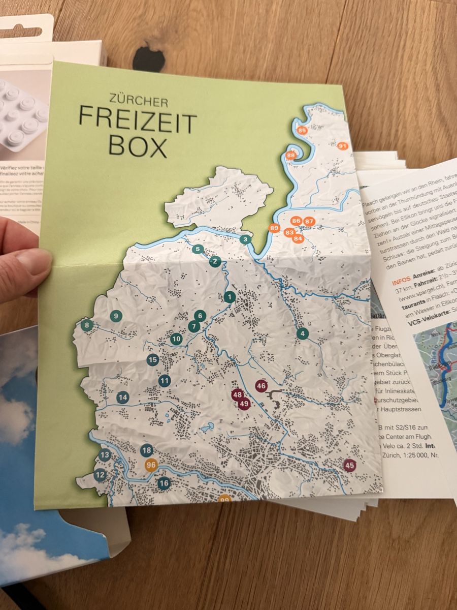 Libri: EKZ Zürcher Freizeit Box - 100 Activity Ideas, Fun! – Usato da Männedorf venduto da iza04 5