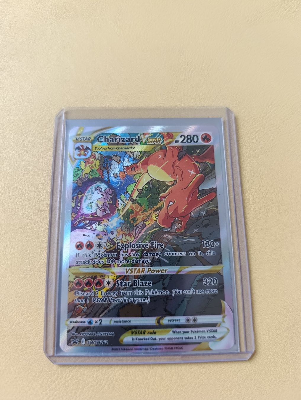 Pokémon Sammelbilder & Trading cards: Carte Pokémon Charizard VSTAR  SWSH262  – Gebraucht aus Yverdon-les-Bains von cashkiller