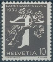 1939 - Landi - Armbrust - deutsch • dt - Abart - postfrisch