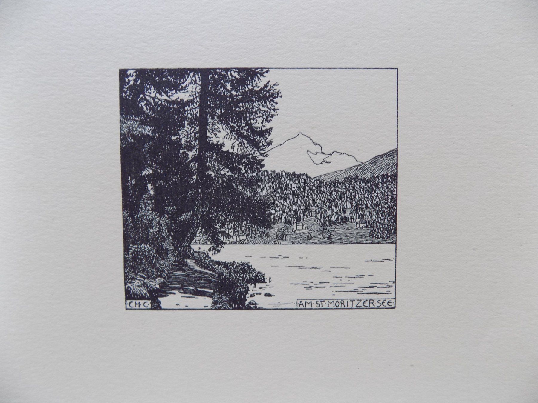 Gravures: St.Moritzer See – D'occasion à Risch par Rischli15