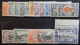 Nigeria British Kat. 71-83 **/* 1953 Kat. 35 Euro