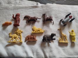 Konvolut Spielfiguren Tiere und Menschen Konvolut