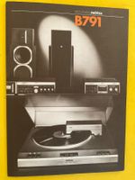 ReVox B 791 Bedienungsanleitung D, E, F