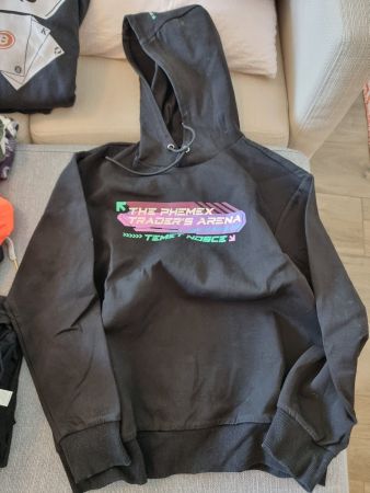 Phemex Krypto Börse Bitcoin Ethereum Hoodie Pulli Grösse L