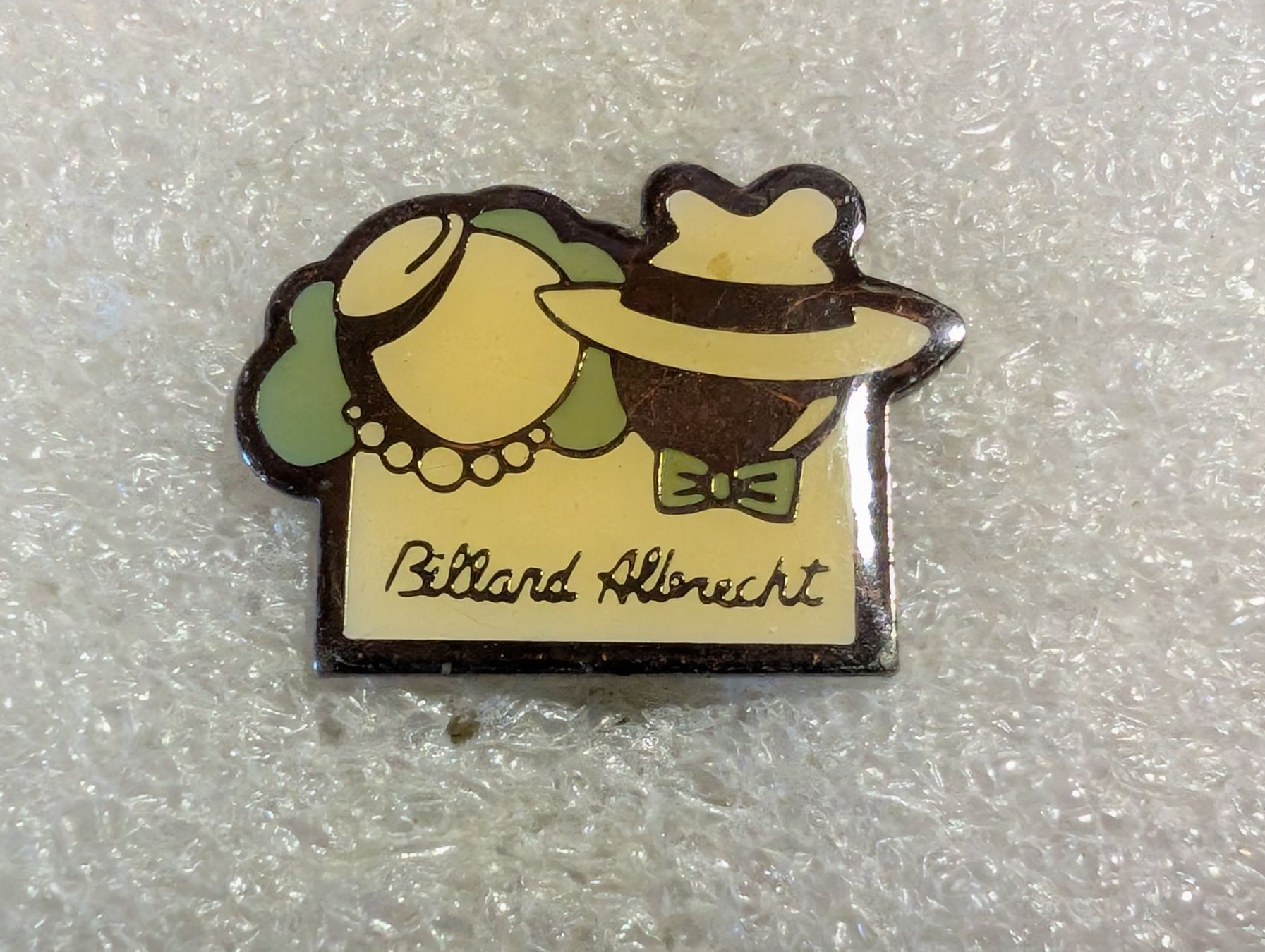 Placchette & Badge: Ansteckpin 102: Billard Albrecht – Usato da Oppligen venduto da Pin-Fall-Shop