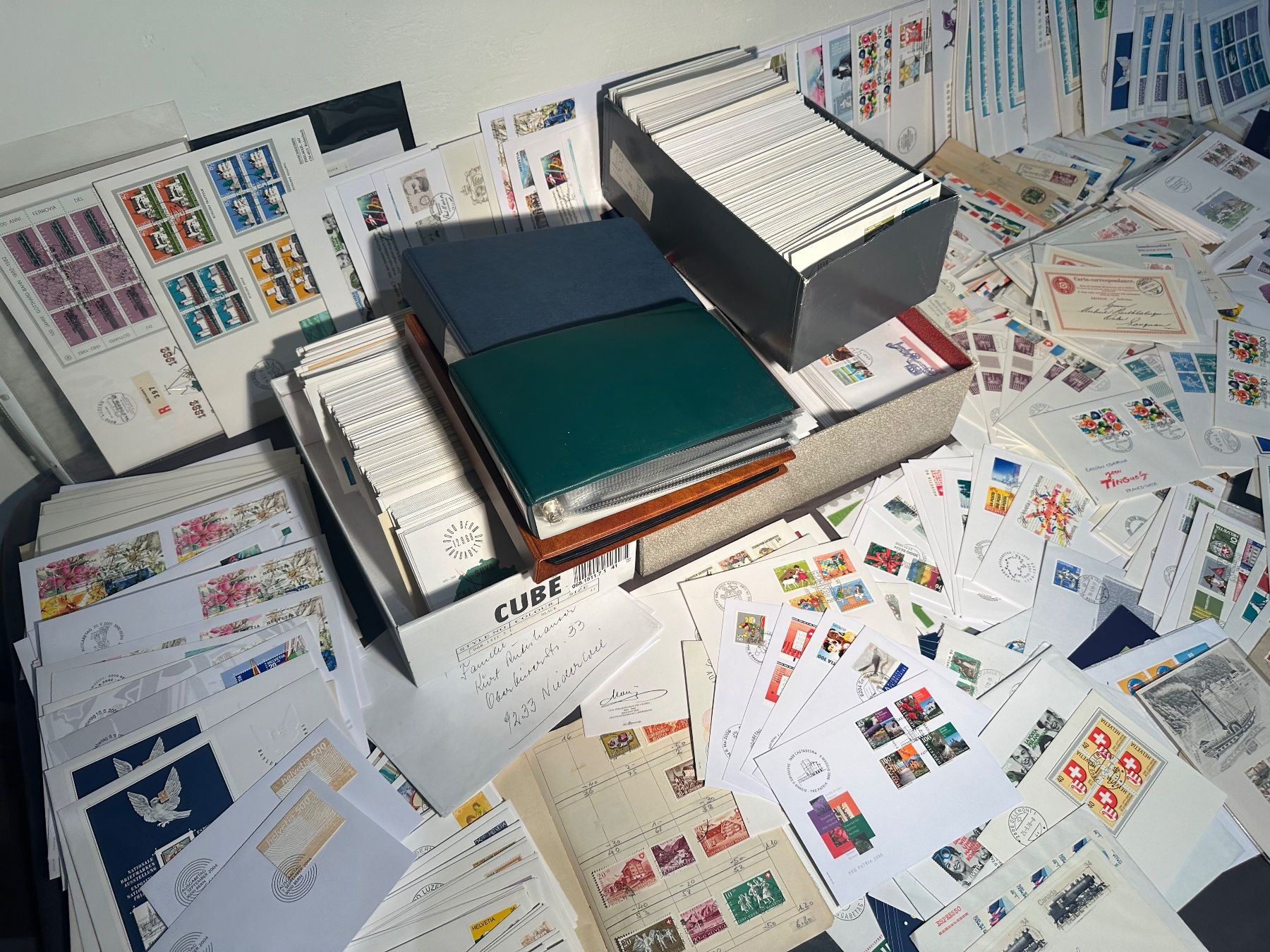 Alle Briefmarken: XXL Briefe Sammlung FDC Bedarfsbriefe usw. – Gebraucht aus Stettfurt von 2442