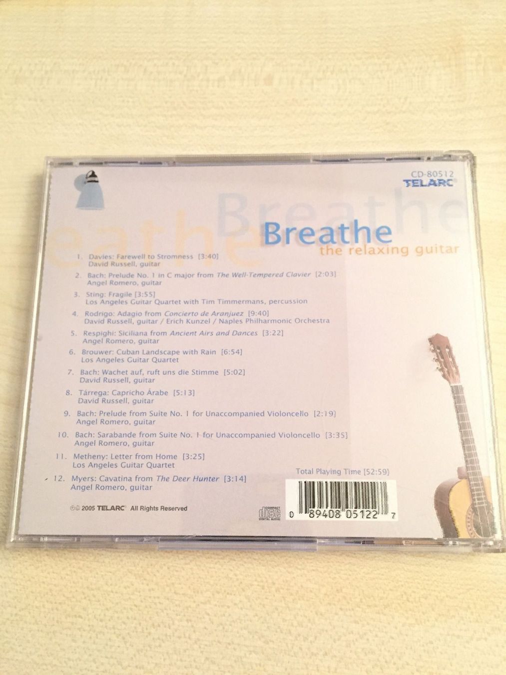CD: Breathe - The Relaxing Guitar – Usato da Rüti ZH venduto da alumedien 1