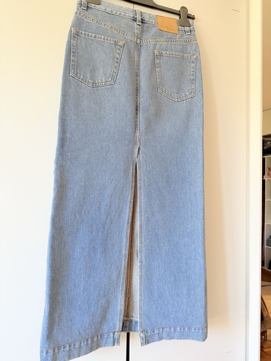 Magda Butrym Gonne: Magda Butrym Denim Maxi Skirt 34 – Nuovo (secondo la descrizione) da Genève venduto da kam_m6mq 2