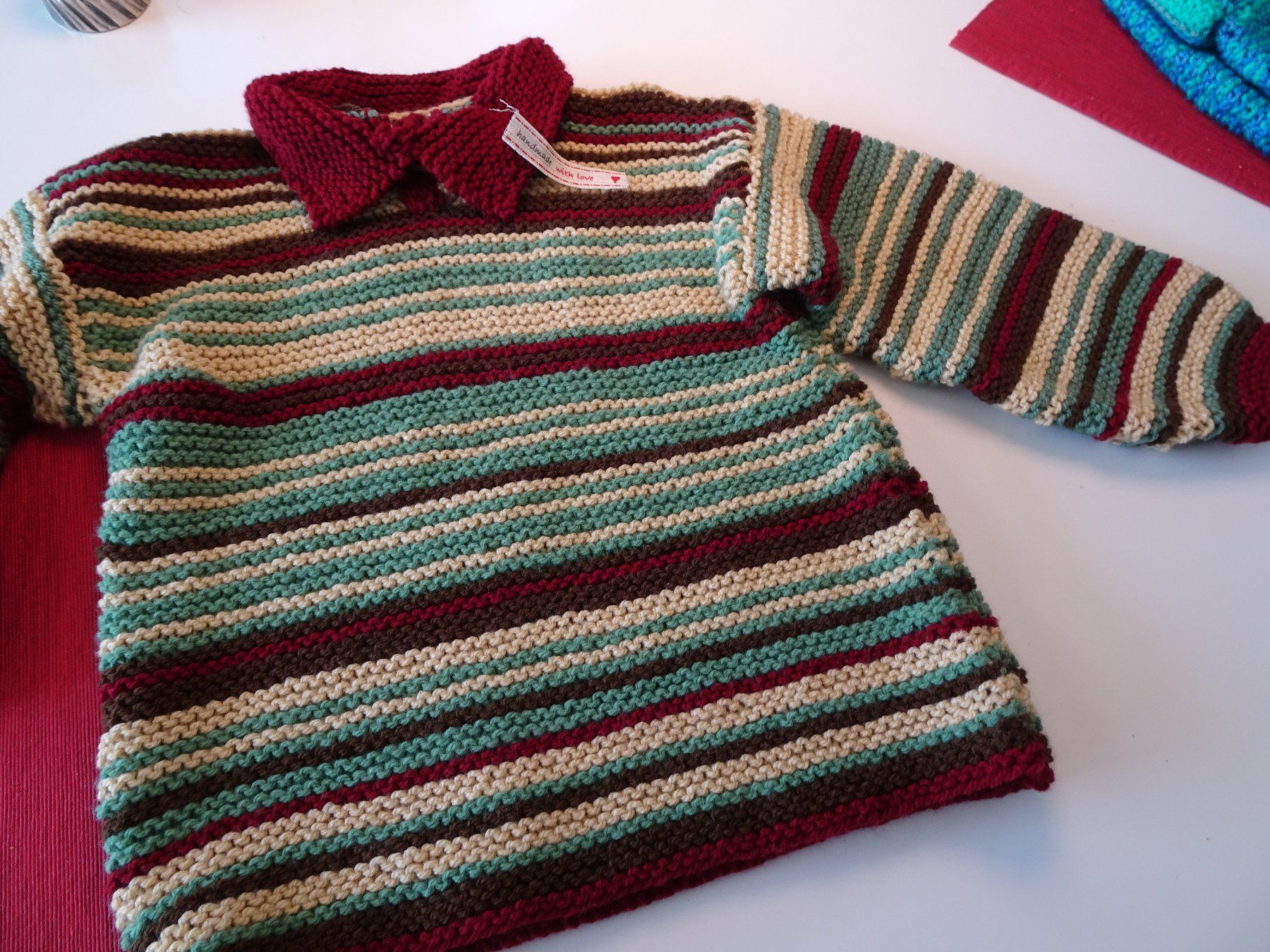 Maglioni & Felpe: Pullover Handgestrickt neu für ca. 4-jährige Kinder – Nuovo (secondo la descrizione) da Grüt (Gossau ZH) venduto da spitzig