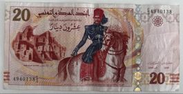Tunesien 20 Dinars 2011