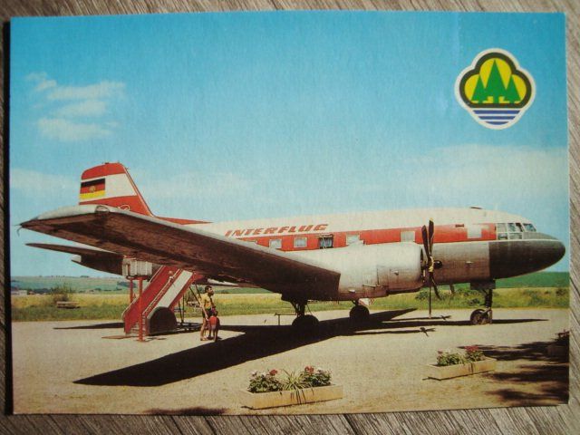 Cartoline postali: Interflug Iliushin IL-14 – Nuovo e nell'imballaggio originale da Thun venduto da Abigboss