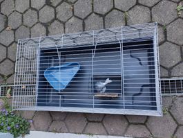 Kleintierkäfig ca. 98x52x42cm