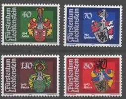 Liechtenstein 1981 Landammänner-Wappen III Nr.732 -735** (7
