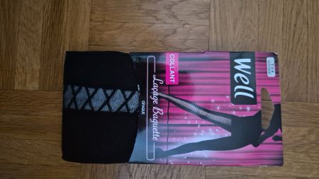 collant Well noir ebène neuf taille 3/4