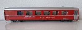 RhB EW I A4 WR 3822 rot, Behelfsspeisewagen, 0m FineScale
