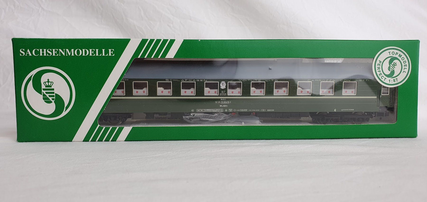 Sachsenmodelle Schlafwagen SZD 14328 (HAB795) (Gebraucht) in für CHF 26