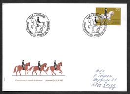 Sonderbrief S. 1104 Dressur-WM Lausanne 25.-29.8.1982