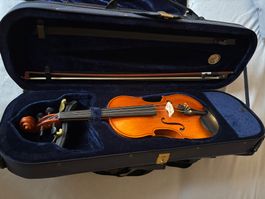 Violine 4/4 Steinbach mit Koffer und Bogen gebraucht Zustand