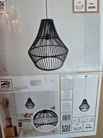 Deckenlampe Rattan gr.
