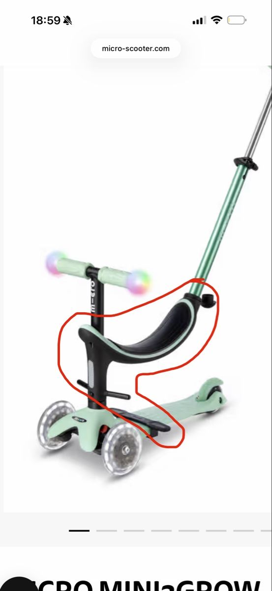 Scooter: Micro Mobility scooter handlebar unit blue and black – Nuovo e nell'imballaggio originale da Reinach BL venduto da K.zh.A 2
