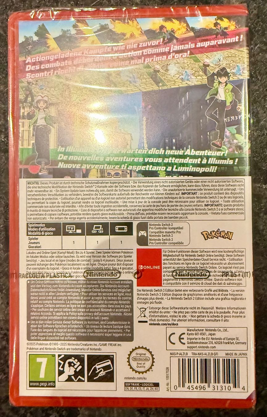 Spiele: Pokémon Legenden: Z-A - Nintendo Switch 2 – Neu und originalverpackt aus St. Margarethen TG von Nepstar_ 1