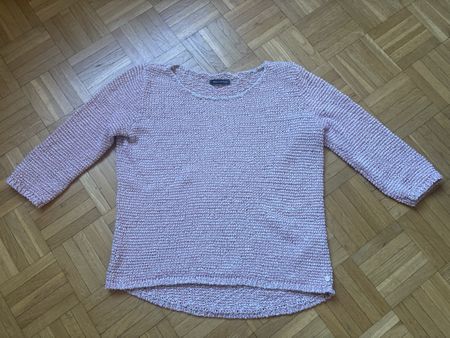 Marc O’Polo Pullover, grob gestrickt, Gr. S, rosa-beige