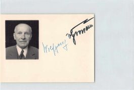 Autogramm WOLFGANG von GRONAU - der Weltenflieger