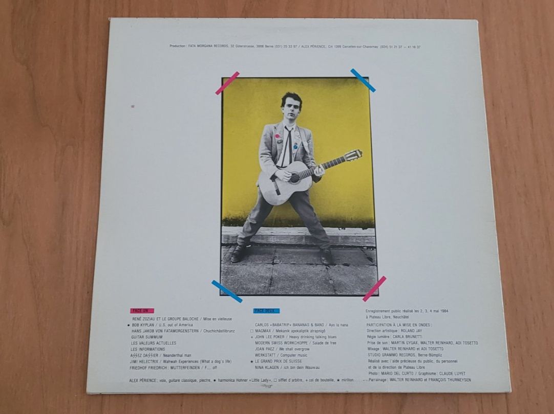 Dischi in vinile: LP  Alex Périence – Usato da Martigny venduto da MZ-67 1