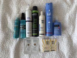 Haarpflege Set mit verschiedenen Produkten