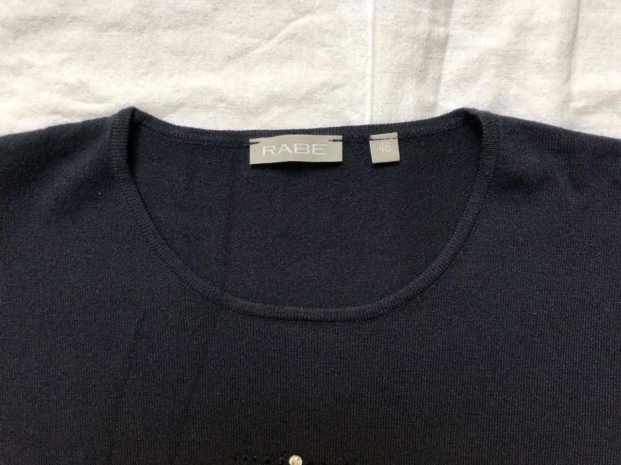 Rabe Maglioni & Felpe: RABE Damen Kurzarm-Pullover, dunkelblau, Gr. 46, NEU – Nuovo (secondo la descrizione) da Basel venduto da Solaia28 2