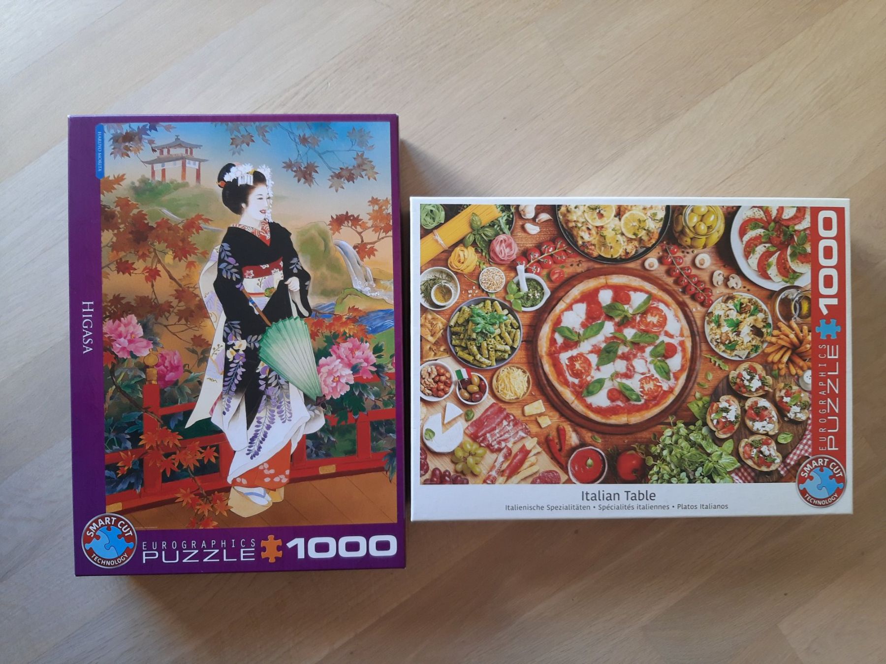 Puzzle: 2x Puzzle 1000 mit Smartcut – Usato da Zürich venduto da LeSchwab