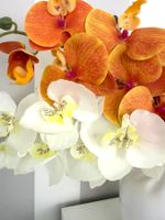 3x Deko Orchidee Kunstpflanze