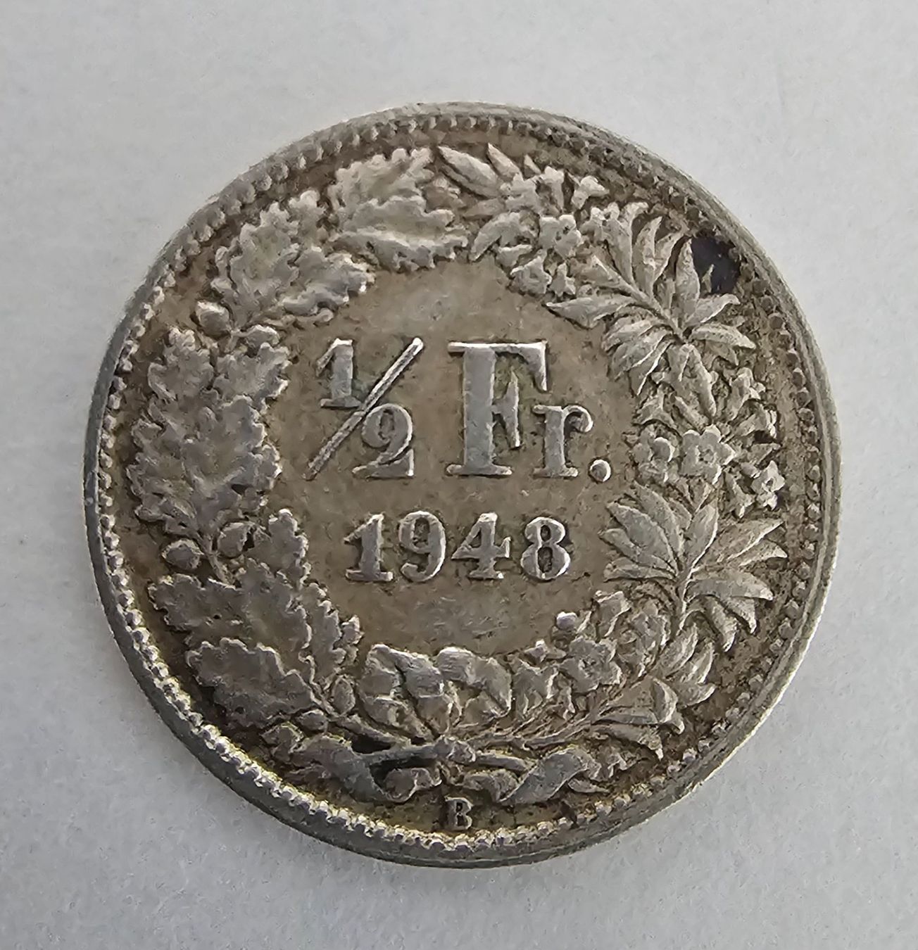 Tutti le monete: 1 Pièce 50 CTS 1948 – Usato da Cortaillod venduto da Titus130