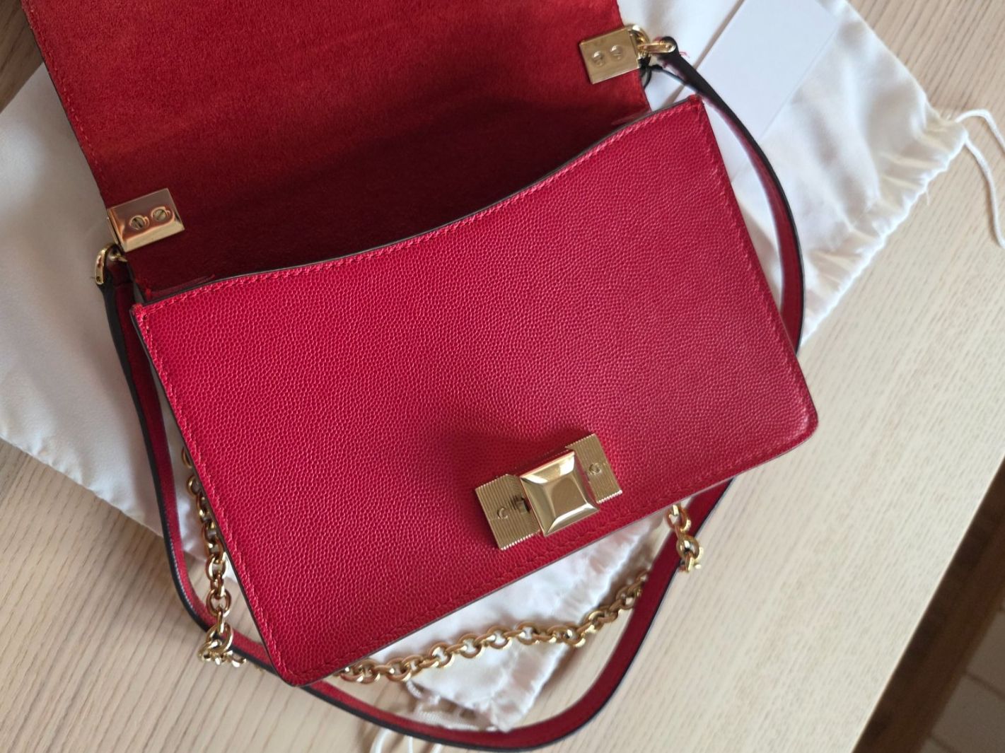 Furla Borse da donna: Furla Mimi Ruby Red mini / Rote Handtasche Schultertasche – Usato da Dietikon venduto da rvs_g9y7 2