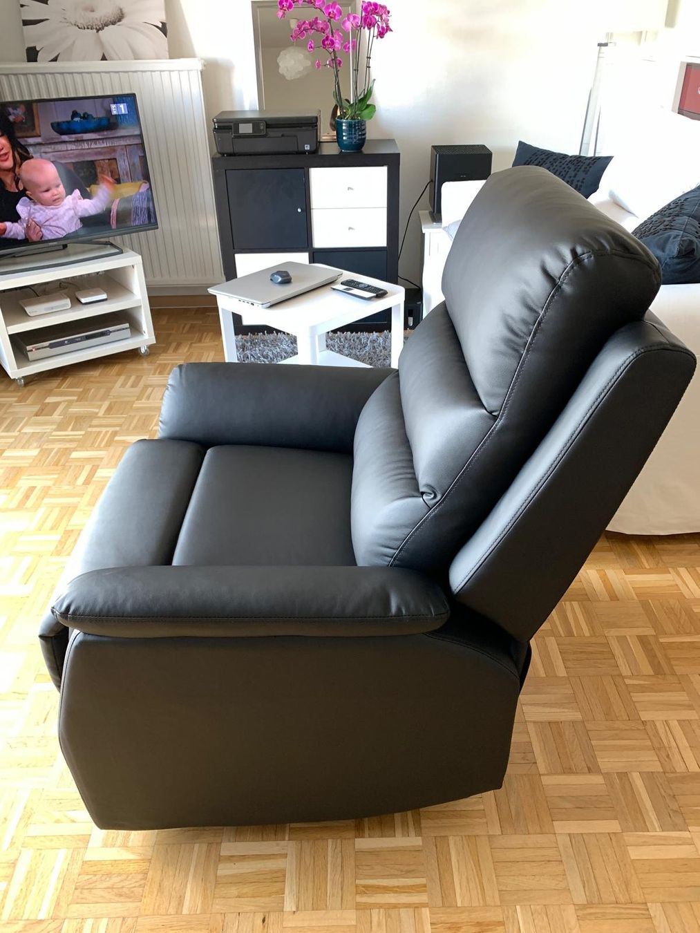 Sessel: Fauteuil Relax Noir Similicuir – Defekt aus Epalinges von Lily2006 1