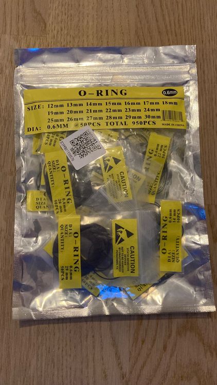 Uhrendichtung Dichtring Uhrendeckel O Ring Sanfil Für Tissot, Omega, 33mm ROT