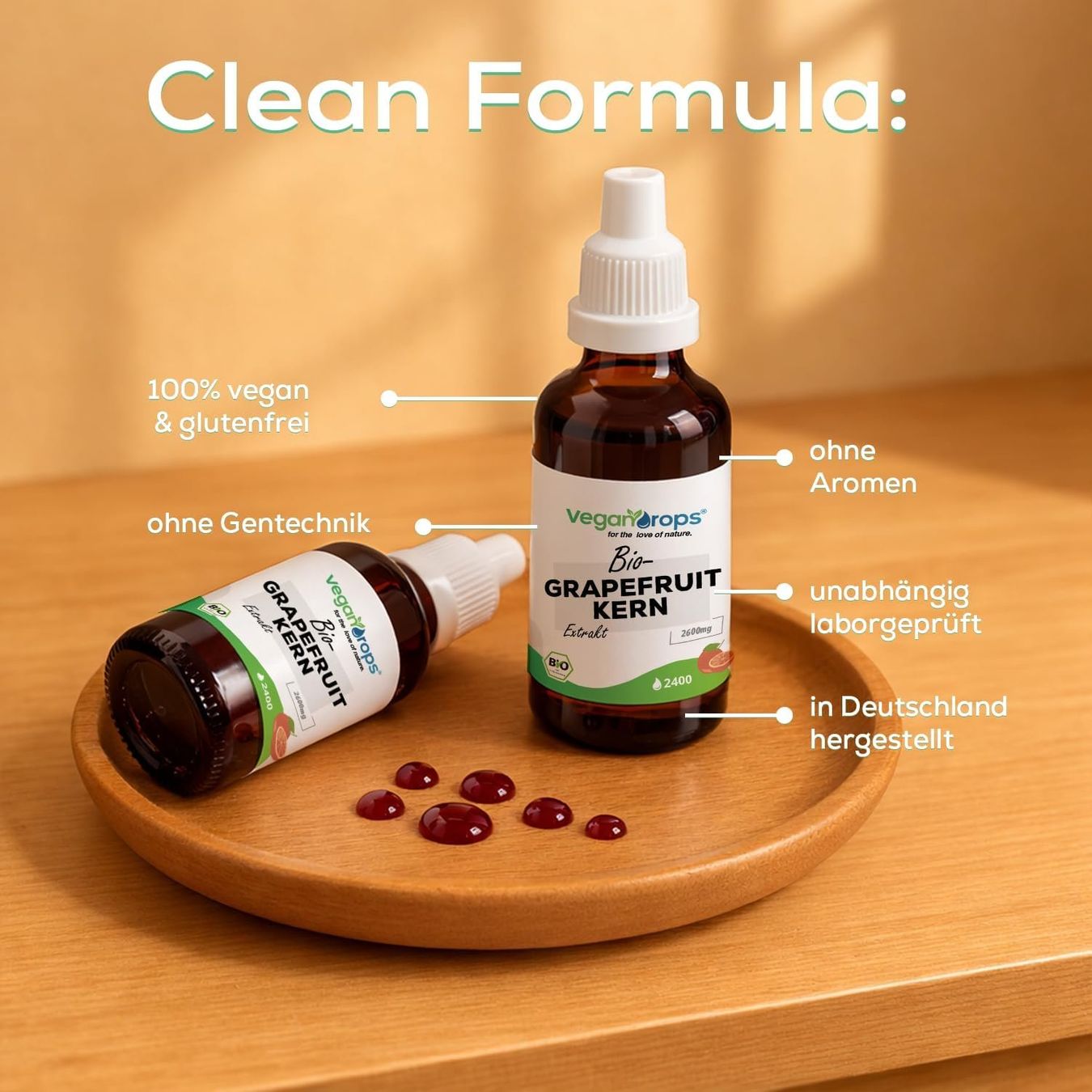 Cibi & Specialità: Astaxanthin Tropfen 8mg 30ml Vegan – Nuovo e nell'imballaggio originale da Suhr venduto da TradeMasters 4