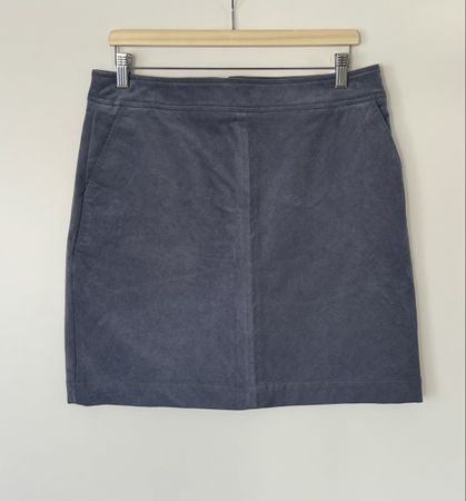 ZILCH Amsterdam Rock Gr. L - Cord Minirock - Blau Grau 
