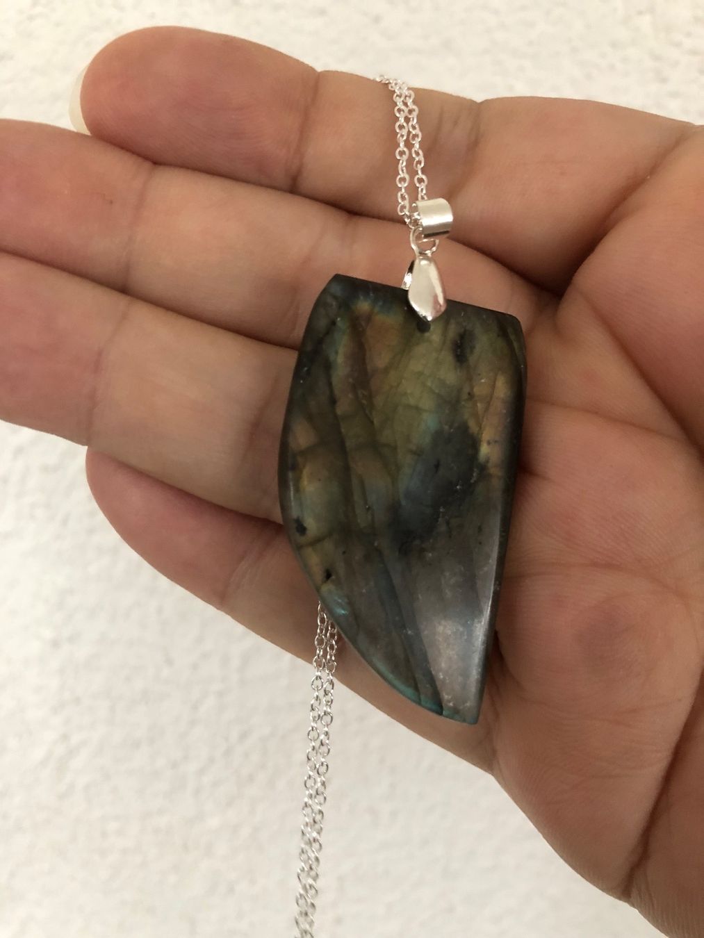 Pendentifs: Pendentif en pierre Labradorite – D'occasion à Goumoens-la-ville par sfornallaz 1