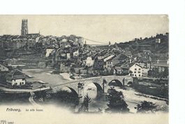Fribourg la basse ville: Freiburg die Unterstadt