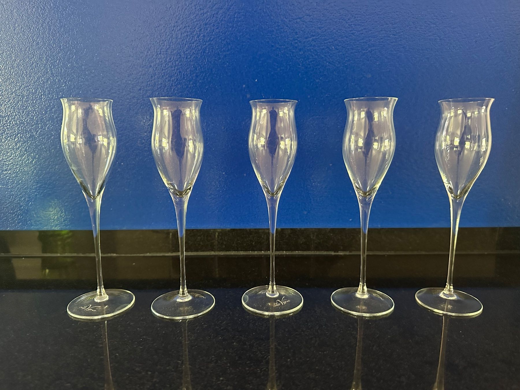 Bicchieri: 5 Digestifgläser / Grappa Gläser La Vigna – Usato da Stallikon venduto da Rsiri