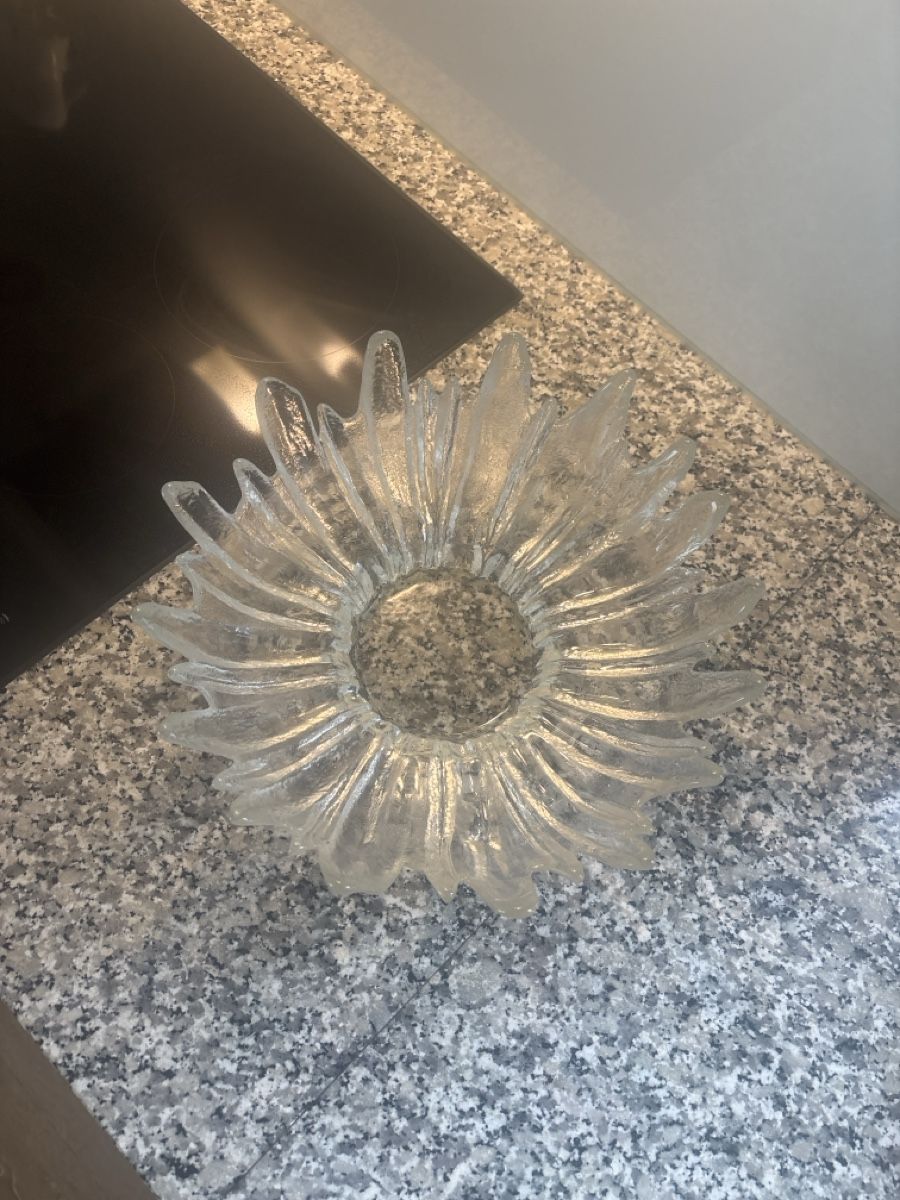 Bicchieri: Schöne Glasschale im Blumendesign – Usato da rheineck venduto da Neshi06 8