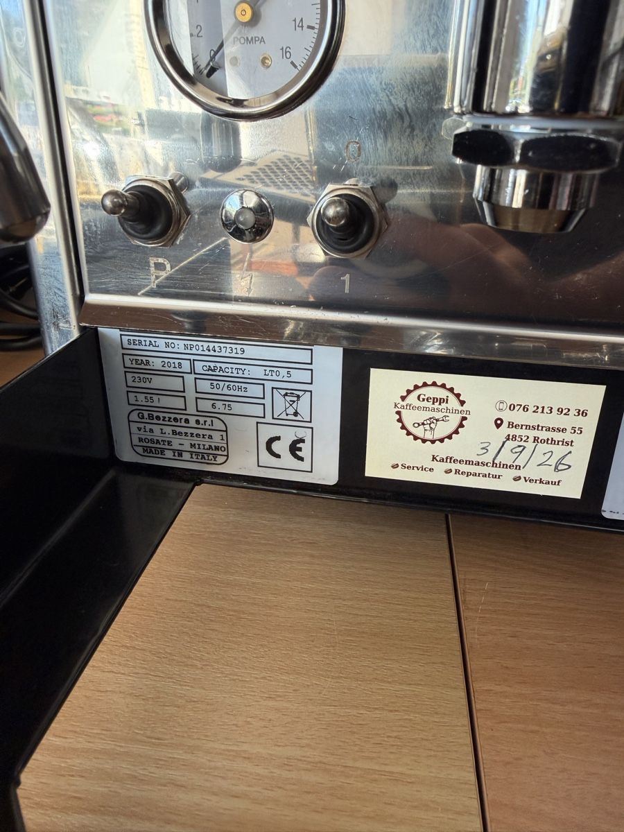 Bezzera Macchine per caffè & Macchine per espresso: Bezzera 6 Monate Garantie  – Usato da Rothrist venduto da GeppiKaffeemaschinen 1