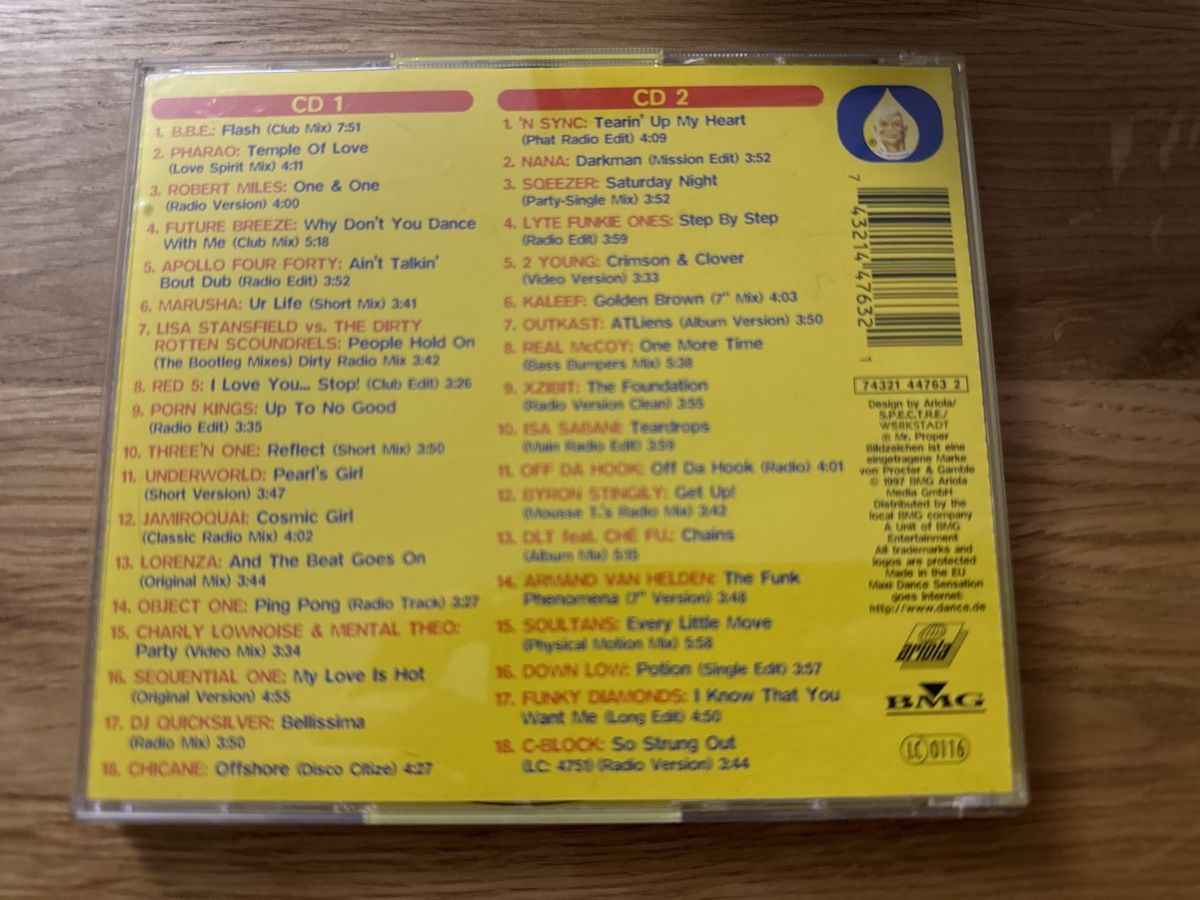 CDs: Maxi Dance Sensation 24 - 2CD Set - 90er Partyklassiker – Gebraucht aus Muhen von Kusi_ 1