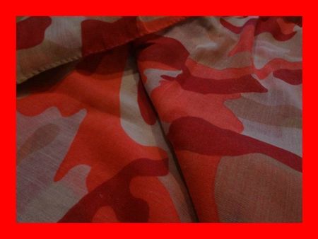 Camouflage Schal Scarf ROT LEUCHT ROSA Militär Tarnung Armee