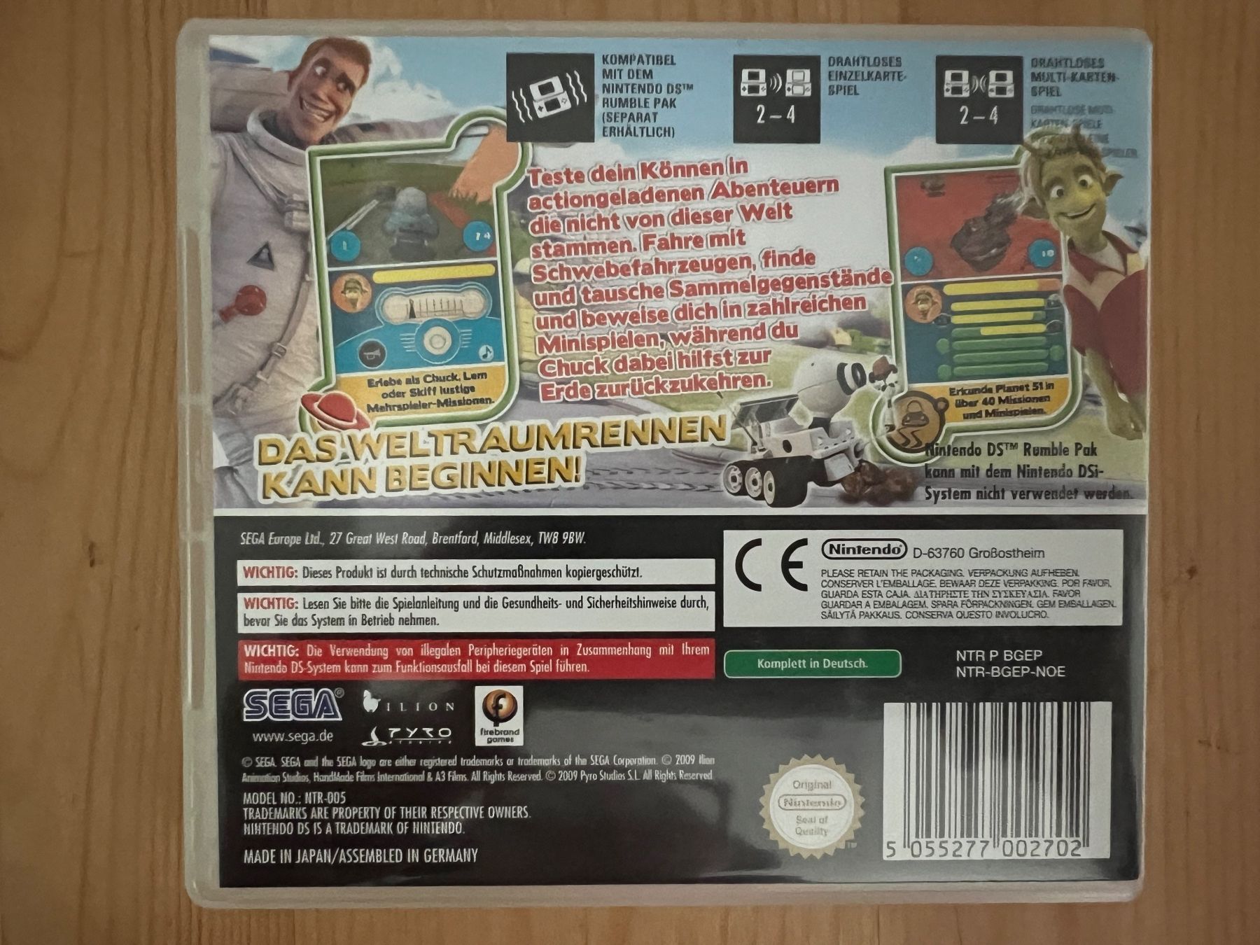 Nintendo Giochi: DS Planet 51 Das Spiel – Usato da st.gallen venduto da SoCre75 2