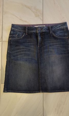 Dunkelblauer Jeansrock Gr. 38, Esprit