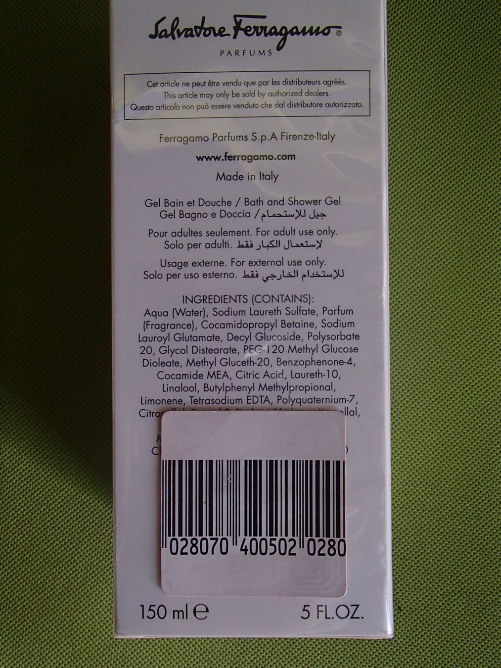 Duschen: Salvatore Ferragamo Bade-und Duschgel – Neu und originalverpackt aus Schöfflisdorf von pullux 4